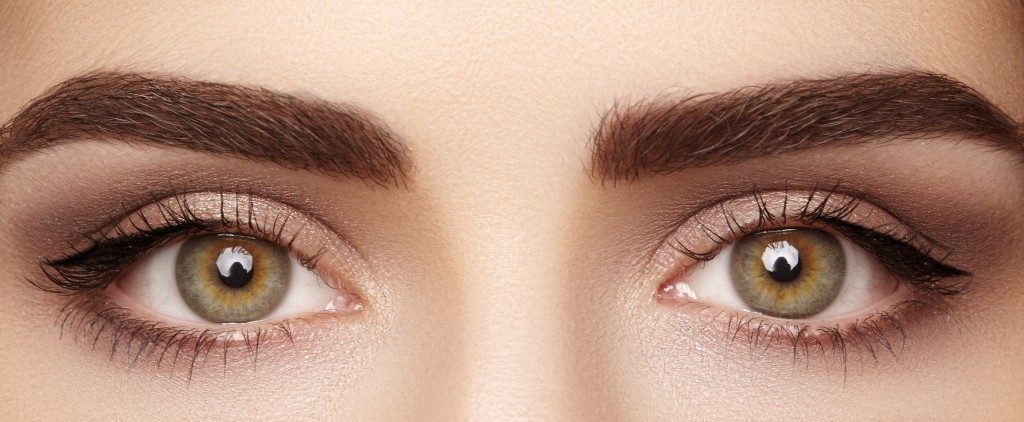 Woman's eyes with makeup