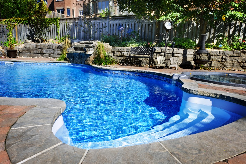 backyard pool