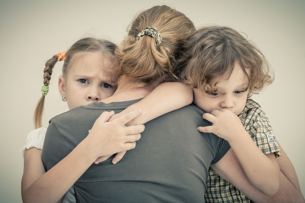 Scared family because of crime