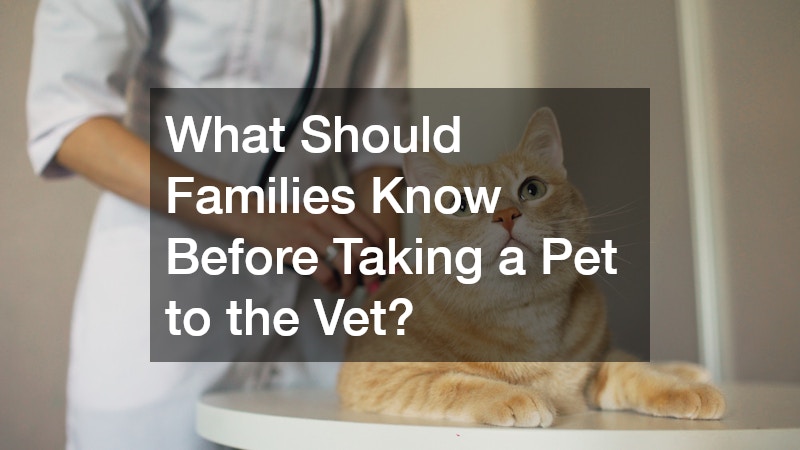 What Should Families Know Before Taking a Pet to the Vet?